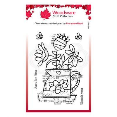 Creative Expressions Woodware Clear Stamp Singles - Flower Jug